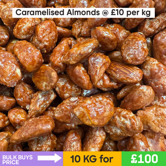 Caramelised Almonds (premium) (10KG)- Bulk Buys