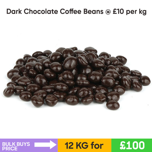 Dark Chocolate Coffee Beans (12KG)- Bulk Buys