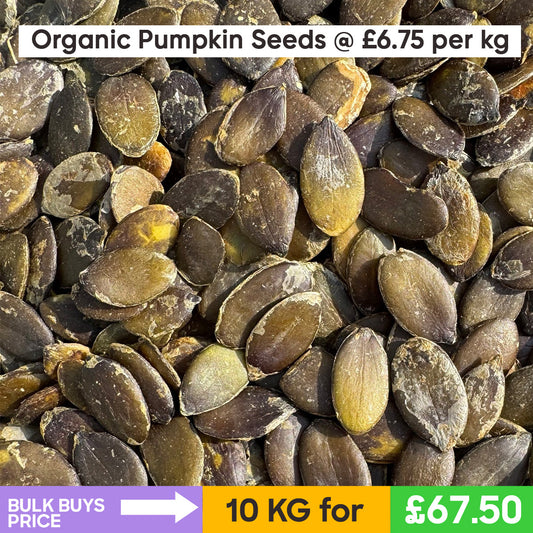 Organic Pumpkin Seeds (10KG)- Bulk Buys