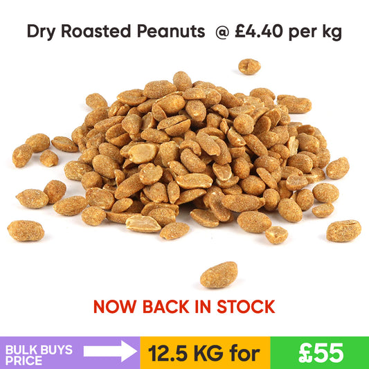 Dry Roasted Peanuts (12.5KG)- Bulk Buys