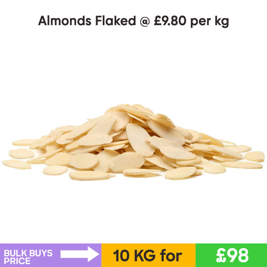 Almonds (Flaked) (10KG)- Bulk Buys