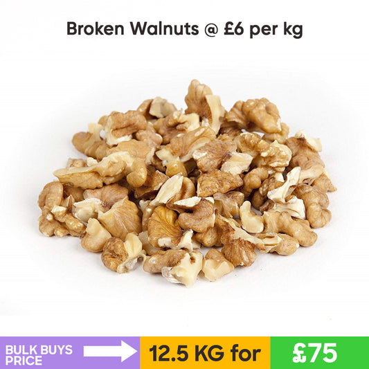 Broken Walnuts  (12.5KG)- Bulk Buys