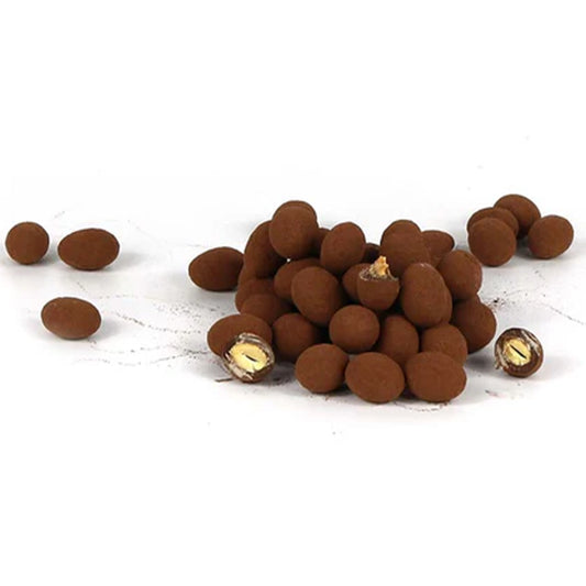 Cocoa Dusted Milk Chocolate Almonds