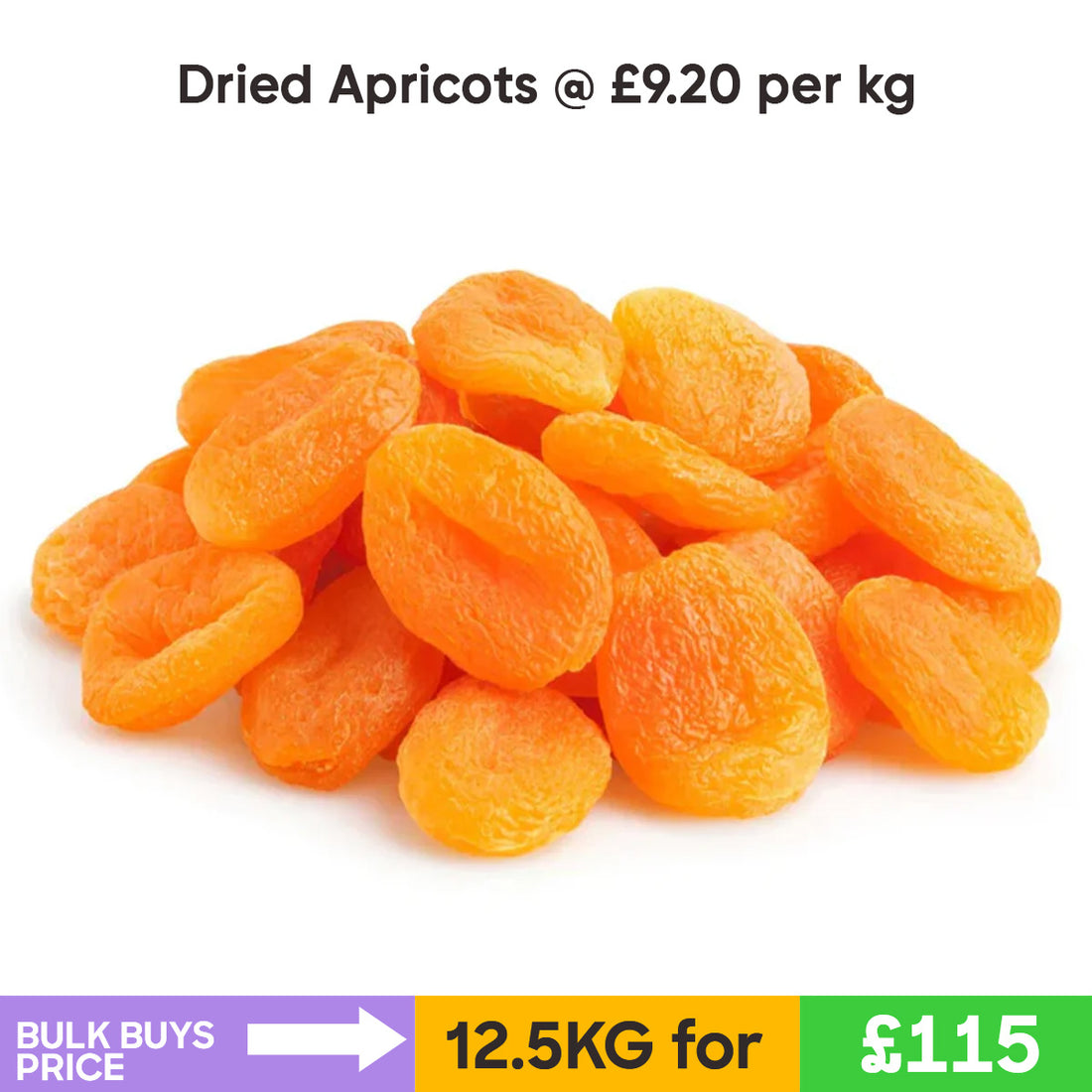 Dried Apricots (12.5KG)- 📦 Bulk Buys – The Whole Food Guys