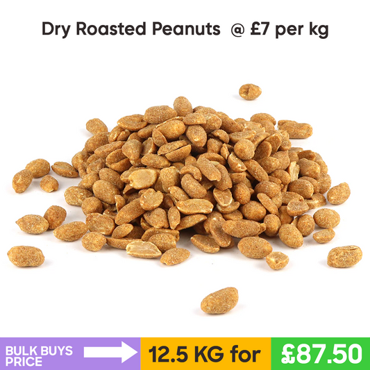 Dry Roasted Peanuts (12.5KG)- Bulk Buys