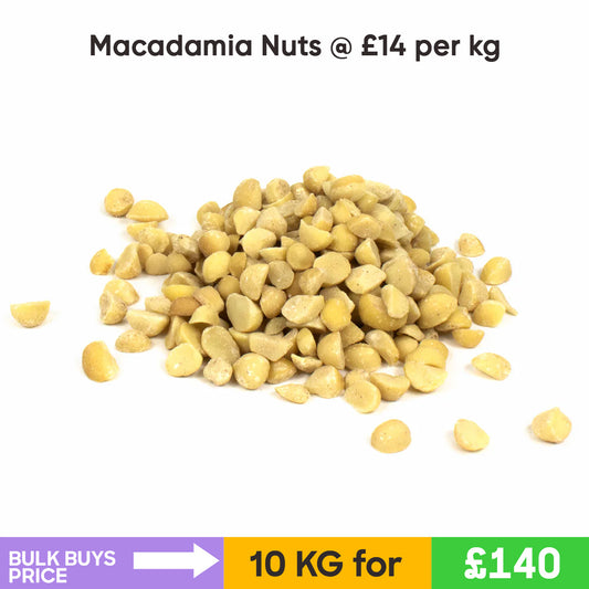Macadamia Nuts (10KG)- Bulk Buys