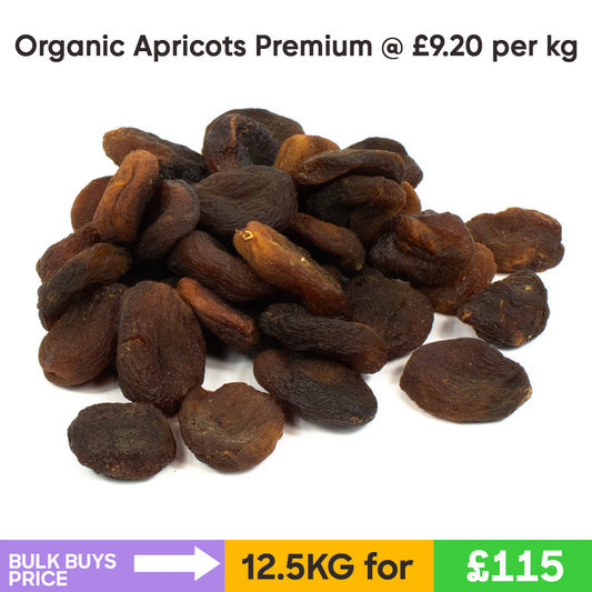 Organic Apricots Premium-unsulphured (12.5KG)- 📦 Bulk Buys