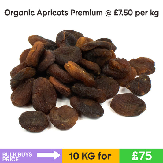 Organic Apricots Premium-unsulphured (10KG)- 📦 Bulk Buys