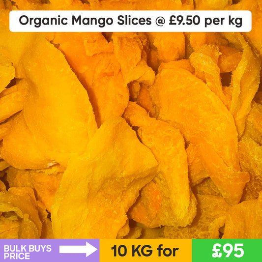Organic Mango Slices  (10KG)- Bulk Buys