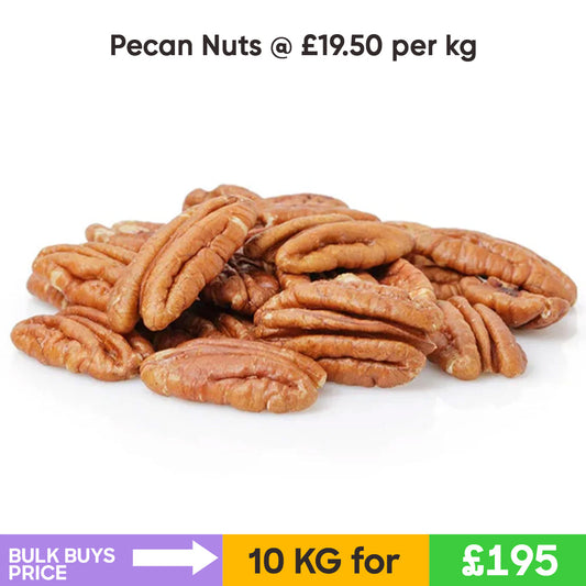 Pecan Nuts (Large Halves) (10KG)- Bulk Buys
