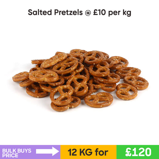 Salted Pretzels (12KG)- Bulk Buys