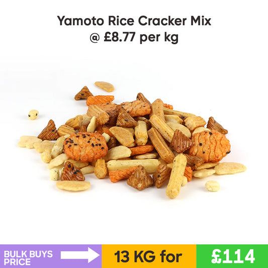 Yamoto Rice Cracker Mix (13KG)- Bulk Buys
