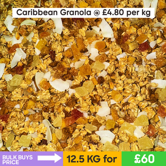 Caribbean Granola (Premium) (12.5KG)- Bulk Buys